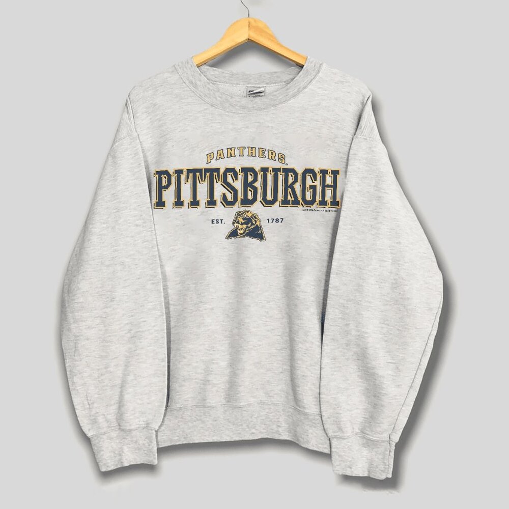 Vintage University Of Pittsburgh Panthers Sweatshirt, Pittsburgh Panthers Shirt